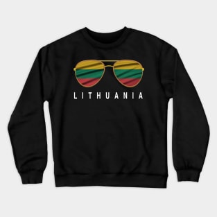 Lithuania Sunglasses, Lithuania Flag, Lithuania gift ,  Lithuanian , Crewneck Sweatshirt